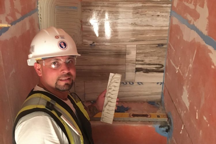 Ernestor-Owner-N.E. Tile Company - Before Work